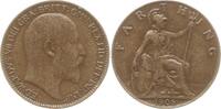 Großbritannien Farthing Edward VII., 1901 - 1910 -