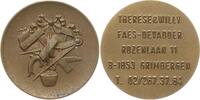 Belgien, Flämisch-Brabant Bronzemedaille Therese & Willy Faes-Devadder, Grimbergen, Bildhauerei -