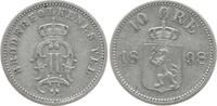 Norwegen 10 Öre Oskar II., 1872 - 1905 -