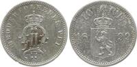 Norwegen 10 Öre Oskar II., 1872 - 1905 -