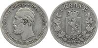Norwegen 1 Krone Oskar II., 1872 - 1905 -