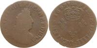 Frankreich, Königreich Quatre deniers de Strasbourg Ludwig XIV., 1643 - 1715 -