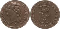 Frankreich, Königreich 1/2 Sol Ludwig XVI., 1774 - 1793, Metz -