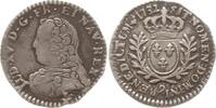 Frankreich, Königreich 1/20 Ecu aux branches d'olivier (6 sols) Ludwig XV., 1715 - 1774, Rennes -