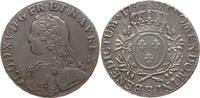 Frankreich, Königreich Ecu aux branches d'olivier Ludwig XV., 1715 - 1774, Rouen -