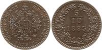 Österreich 5/10 Kreuzer Franz Joseph I., 1848 - 1916 -