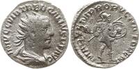 Römisches Kaiserreich Antoninian Trebonianus Gallus, 251 - 253, Antiochia, MARTEM PROPVGNATOREM, Mars geht n.r. -