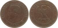 Frankreich, Kaiserreich 2 Centimes Napoleon III., 1852 - 1870, Rouen -