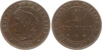 Frankreich, 3. Republik 1 Centime Typ Cérès, Paris -