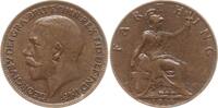 Großbritannien Farthing George V., 1910 - 1936 -