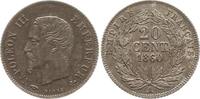 Frankreich, Kaiserreich 20 Centimes Napoleon III., 1852 - 1870, Paris -