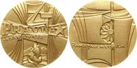 Tschechoslowakei - Slowakei Vergoldete Bronzemedaille von Milan Kozuch, Gedenkmedaille der KSS, Kommunistische Partei der Slowakei -