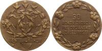 Tschechoslowakei Große Bronzemedaille von Groma, 30 Jahre Bürgerchöre -