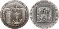 Slowakei, Stadt Bratislava Große versilberte Bronzemedaille Verdienstmedaille für Stadtentwicklung BRATISLVA III -