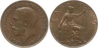 Großbritannien Farthing George V., 1910 - 1936 -