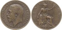 Großbritannien Farthing George V., 1910 - 1936 -