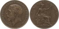 Großbritannien Farthing George V., 1910 - 1936 -