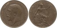 Großbritannien Farthing George V., 1910 - 1936 -