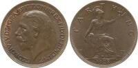 Großbritannien Farthing George V., 1910 - 1936 -