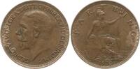 Großbritannien Farthing George V., 1910 - 1936 -