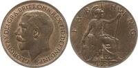 Großbritannien Farthing George V., 1910 - 1936 -
