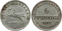 Hannover, Königreich 6 Pfennig Georg V., 1851 - 1866 -