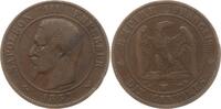 Frankreich, Kaiserreich 10 Centimes Napoleon III., 1852 - 1870, Lille -