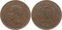 Frankreich, Kaiserreich 10 Centimes Napoleon III., 1852 - 1870, Paris -