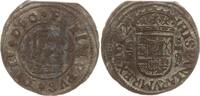Spanien, Königreich Philipp IV., 1621 - 1665, Segovia ? 16 Maravedis 1662 R Schön - sehr schön / sehr schön, Patina, ZE
