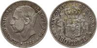 Spanien, Königreich 50 Centimos Alfonso XII., 1874 - 1885 -
