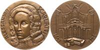 Berühmte Personen - Musiker und Komponisten Große Bronzemedaille v. Jean-Philippe Roch, auf Alessandro Scarlatti, 1660 (Palermo) - 1725 (Neapel) -