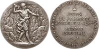 Frankreich, 3. Republik Silbermedaille v. Lagrange, a.d. Vers. der Bergbauindustrie, Miniera di Malfidano, Sardinien -