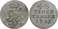Brandenburg-Preußen 1/48 Taler Friedrich Wilhelm I., 1713 - 1740, Berlin -