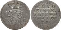 Brandenburg-Preußen 1/24 Taler Friedrich II., 1740 - 1786, Magdeburg, Sechsblättrige Rosetten -