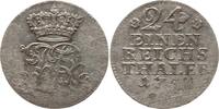 Brandenburg-Preußen 1/24 Taler Friedrich II., 1740 - 1786, Magdeburg, Sechsblättrige Rosetten -