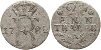 Brandenburg-Preußen 1/24 Taler Friedrich II., 1740 - 1786, Berlin, Beizeichen Rosetten -