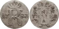 Brandenburg-Preußen 1/24 Taler Friedrich II., 1740 - 1786, Berlin, Beizeichen Sterne -