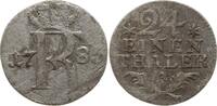 Brandenburg-Preußen 1/24 Taler Friedrich II., 1740 - 1786, Berlin, Beizeichen Sterne -