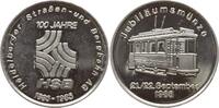 Heidelberg, Stadt Cu-Ni Medaille 100 Jahre Heidelberger Straßen- und Bergbahn AG, 1885 - 1985 -