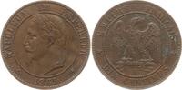 Frankreich, Kaiserreich 10 Centimes Napoleon III., 1852 - 1870, Paris -