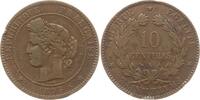Frankreich, 3. Republik 10 Centimes Paris, Typ Cérès -