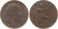 Großbritannien Farthing Edward VII., 1901 - 1910 -