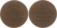 Königreich Hannover 2 Pfennig Wilhelm IV., 1830 - 1837 -