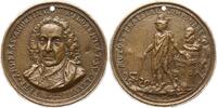 Italien, Rom Große Bronzegussmedaille (Galvano) v. Sorti, a.d. florentinischen Gemmensammler Pietro Andrea Andreini, 1650-1729 -