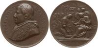 Vatikan Bronzemedaille Pius IX., 1846-1878, v. G u. F. Bianchi, Fußwaschung beim letzten Abendmahl -