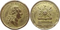 Frankreich, Revolution, Orléans Vergoldete Bronzemedaille v. Gros, auf den Pacte Fédératif des Gardes Nationales -