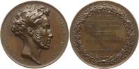 Frankreich, Königreich Bronzemedaille Louis Philippe I., 1830-1848, v. Barré, a.d. Marquis de Dreux-Brézé, 1793-1845 -