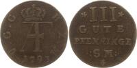 Mecklenburg-Strelitz, Herzogtum 3 Pfennig Adolph Friedrich IV., 1752 - 1794, Neustrelitz -