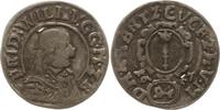 Brandenburg-Preußen 1/24 Taler (Groschen) Friedrich Wilhelm, 1640 - 1688, Halberstadt, einf. Binnenkr., v. Schr. 1319 Var. -