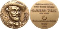 Berühmte Personen - Musiker und Komponisten Große Bronzemedaille v. Bucci, Numis. Ges. Speyer, a.d. 100. Todestag von Giuseppe Verdi, 1813 - 1901 -